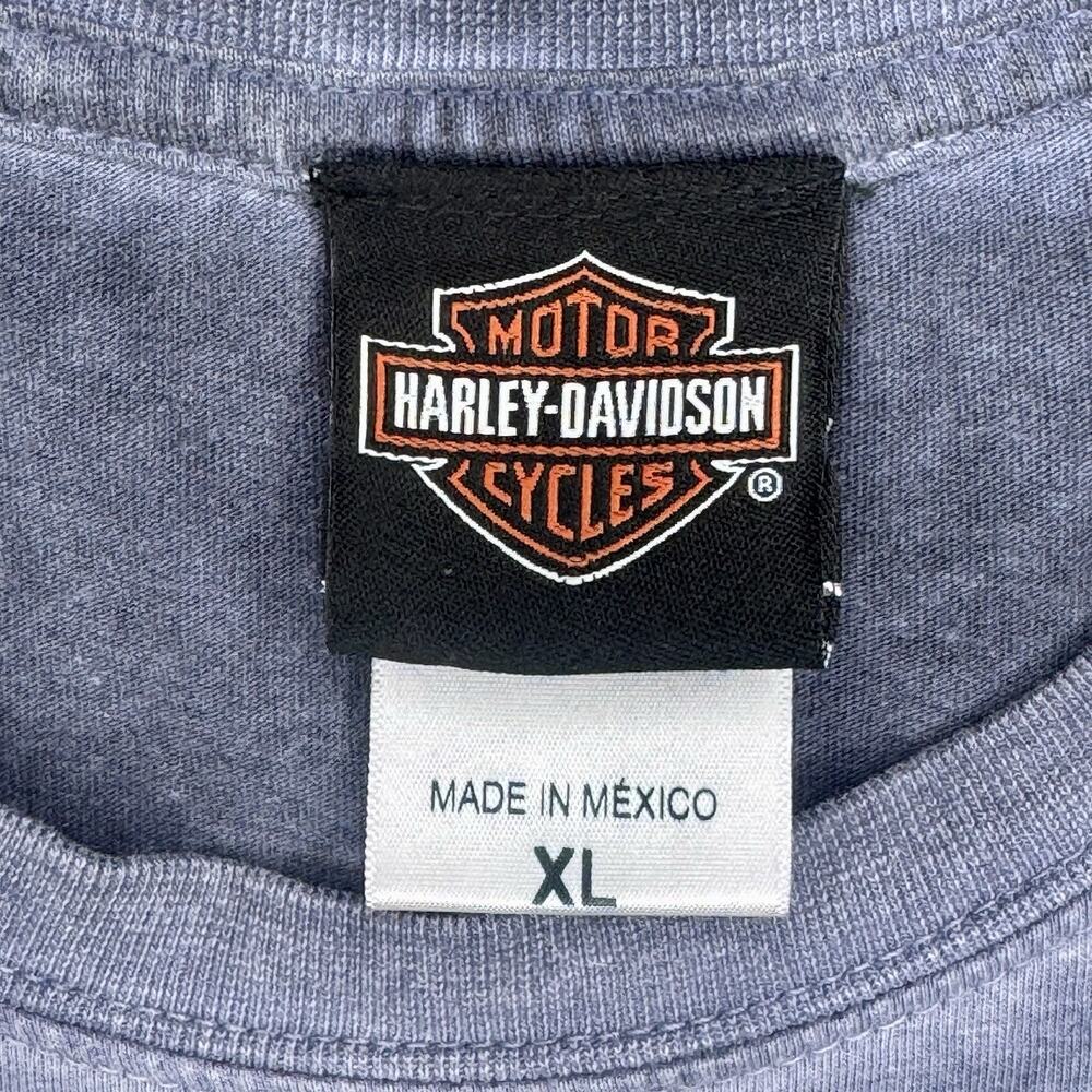 Vintage Harley Davidson Shirt Mens XL Blue Chandler Arizona Scorpion Graphic Tee - Picture 5 of 8